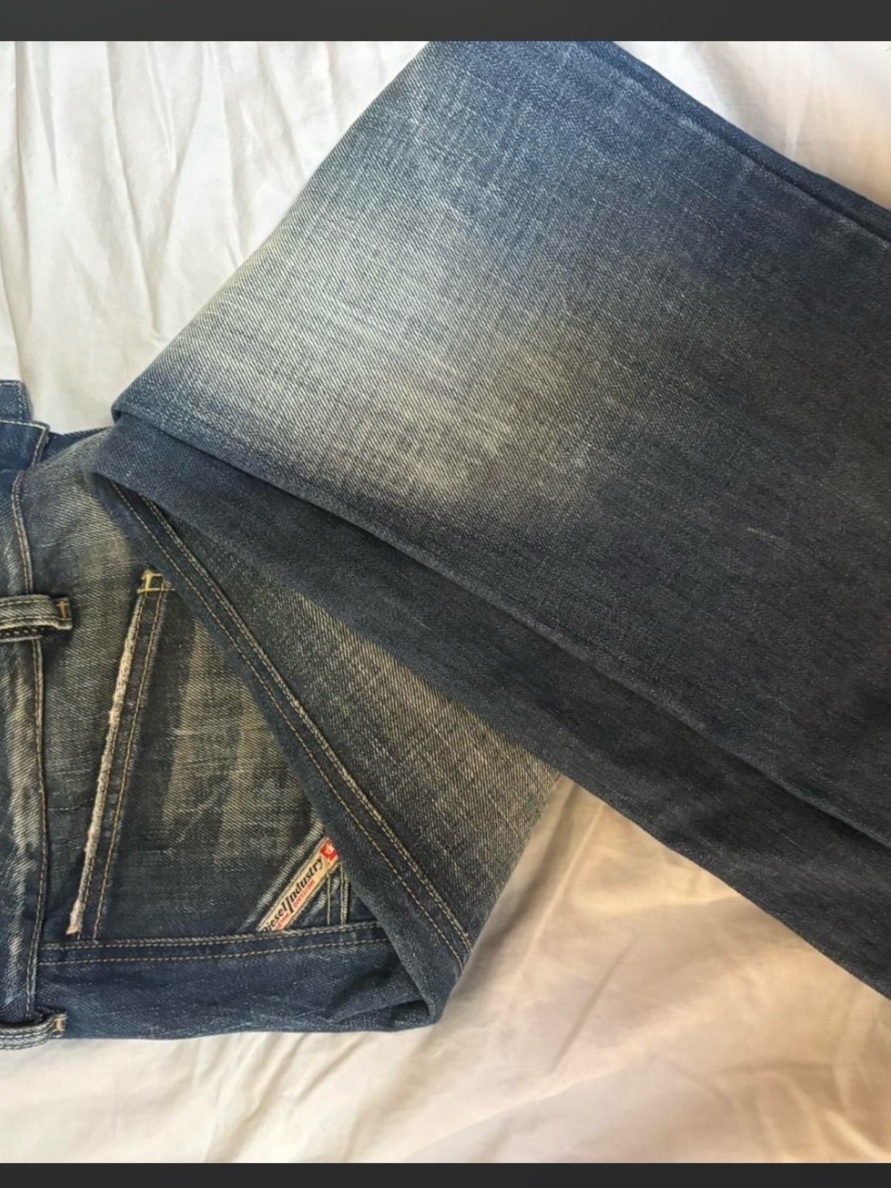 Diesel Women's Blue Straight-Leg Jeans